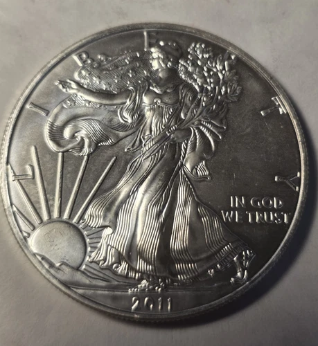 2011 Silver Eagle $1 Dollar 1oz Uncirculated .999 -MS-Brilliant Uncirculated-