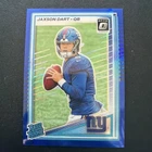 2025 Panini Donruss Optic - Rated Rookie Jaxson Dart #273 Blue Hyper Prizm (RC)