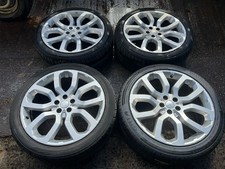GENUINE RANGE ROVER L405/L494 SPORT 22" INCH STYLE 5004 SILVER ALLOY WHEELS X4
