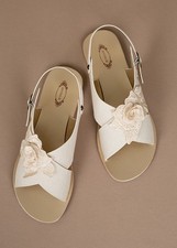 Joyfolie Women's Aria Sandal Size 9 Gardenia Open Toe Footwear Comfortable