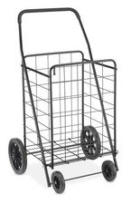 Extra Large Utility Foldable Shopping Cart with Wheels, 100 Lb Capacity, Heav...