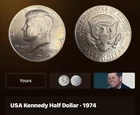 1974 Kennedy Half Dollar 50C Business Strike Circulated Uncertified Coin
