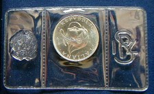 1987 Italy 500 £ silver coin Family  UNC/BU  official box