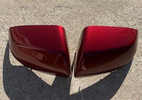 2021-2025 Yukon Escalade Tahoe Suburban Exterior Trim Mirror Covers Radiant Red