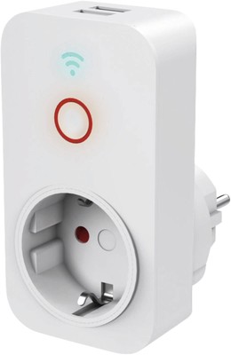 Hama W-LAN Steckdose 176612 + 2 x USB A Ports App Steuerbar Smart Home