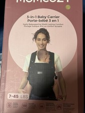 Momcozy Baby Carrier - Ergonomic, Cozy and Lightweight Carrier for 7-45lbs khaki