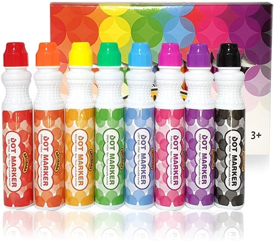 8 Color Pack Easy Grip Fun Art Activity Beautiful Vivid Colo