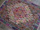 Geometric Turkish Vintage Rug,Turkish HandMade Anatolian Tribal Rug 2.7x3.2 Ft — photo 9