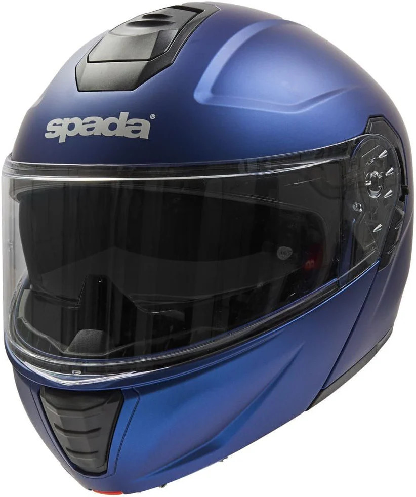 Casco modular abatible Spada Orion 2 para motocicleta moto turismo - azul mate