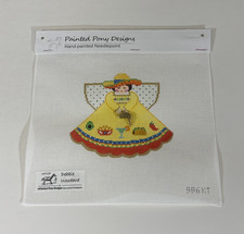 Painted Pony Needlepoint Canvas 996KT Taco Tuesday Angel w/ Charms