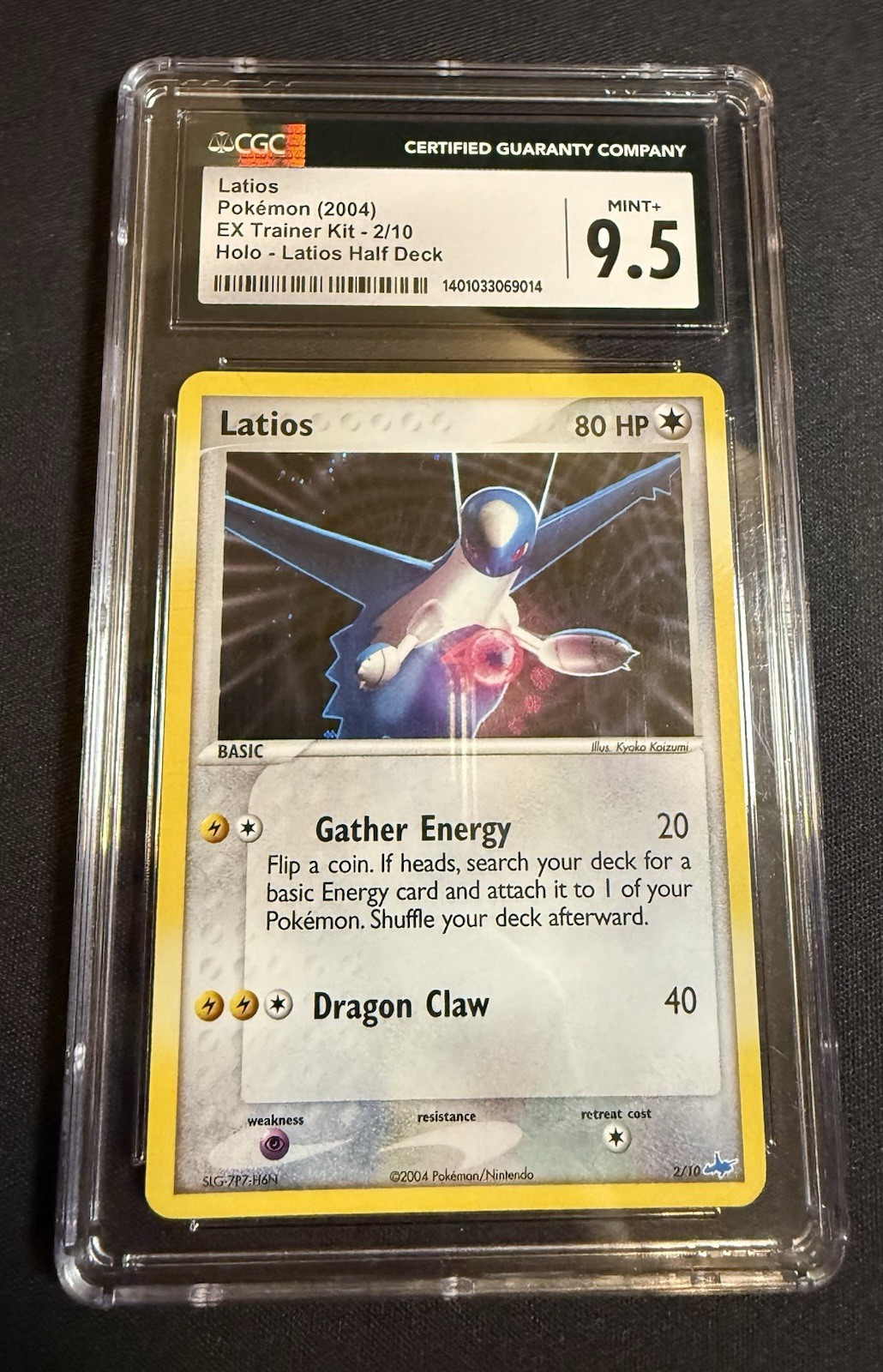 Pokemon Latios 2004 EX Trainer Kit Latios Half Deck 2/10 CGC 9.5