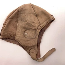 Vintage Banana Republic Lambskin Aviator Cap XL