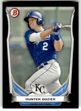2014 Bowman Draft #TP-46 Hunter Dozier Top Prospects Black Kansas City Royals