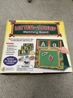 Lakeshore Letter-Sound Matching Board with 78 Tiles Complete Set