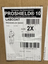  30/Cs DUPONT ProShield 10 Basic Disposable Lab Coats Size 2XL PB267SWH2X003000