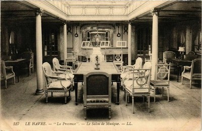 CPA La Provence - Le Salon de Musique - Schiffe (774810)