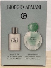 Giorgio Armani Acqua Di Gio & Acqua di Gioia - 2 Piece Travel Gift Set