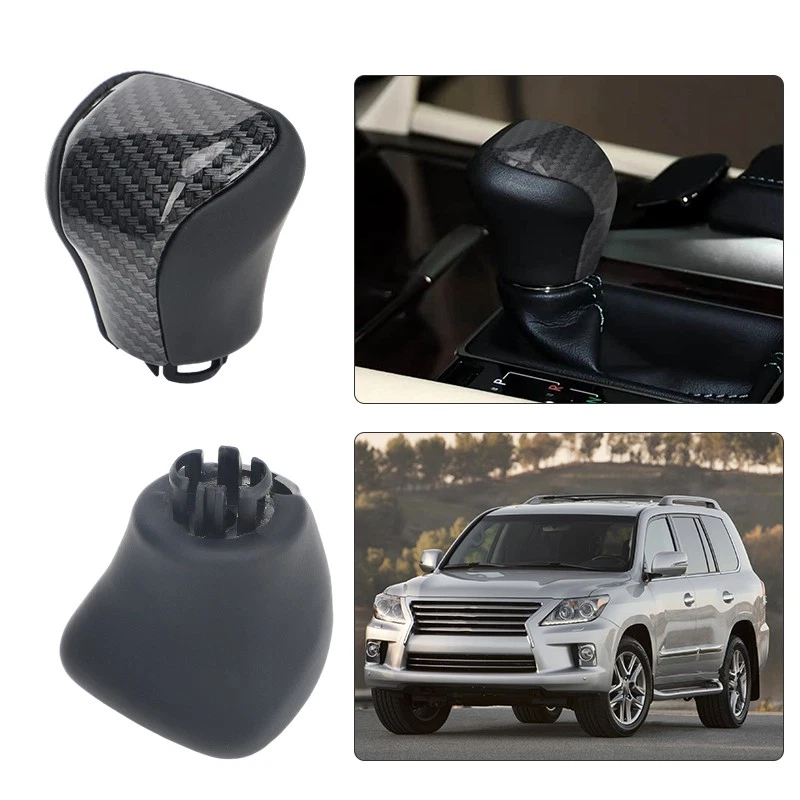 Palanca de cambio de marchas de fibra de carbono apta para Lexus LS460 LS460L LS600 LS600h LX570 Foto 3 de 4