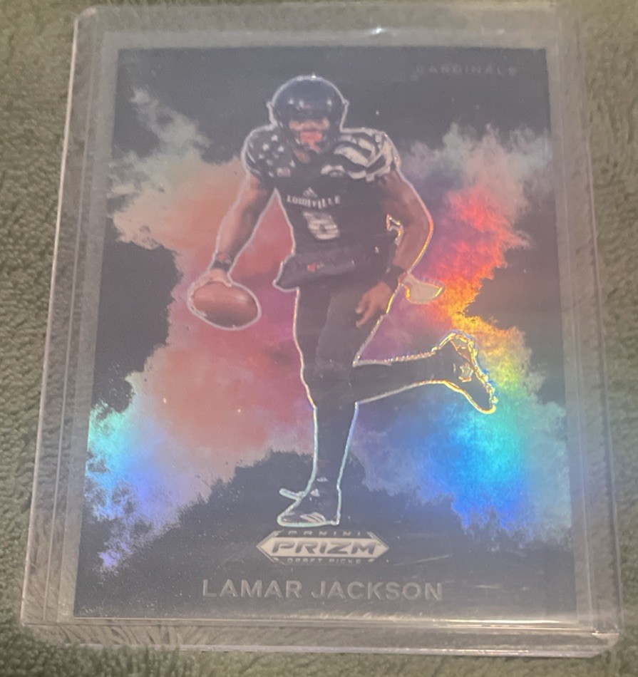 2024 Panini Prizm Draft Picks - Black Color Blast Lamar Jackson #CB-30