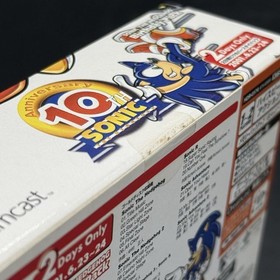 Sonic Adventure 2 Birthday Pack 10th Anniversary Dreamcast Japan Sealed Rare