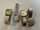 Vintage Timex Quartz, Electric Westclox Men Watch Lot Of 4 Used UNTESTED (READ)
