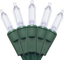 White led christmas lights 35 count indoor outdoor decorations