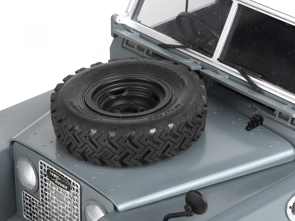 Boom Racing BRX02367F Spare Wheel And Tire With Mounting For Land Rover® Series