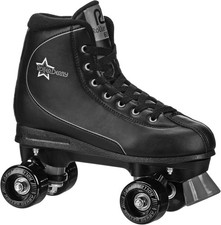 Star 600 Mens Roller Skates - Black/Gray - Si...