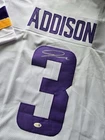 Addison Signed Minnesota Vikings White #3 Football Jersey JSA Authenticated