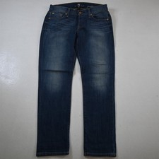 7 for all Mankind 26 Josefina Skinny Boyfriend Button Fly Light Stretch Jeans