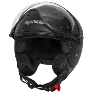 Spada Hellion 06 Open-Face Motorcycle Helmet Plain Matt Black