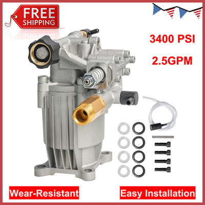 #ad 3400 PSI 2.5 GPM Pressure Power Washer Pump 3 4quot; Horizontal For Simpson Honda $74.22