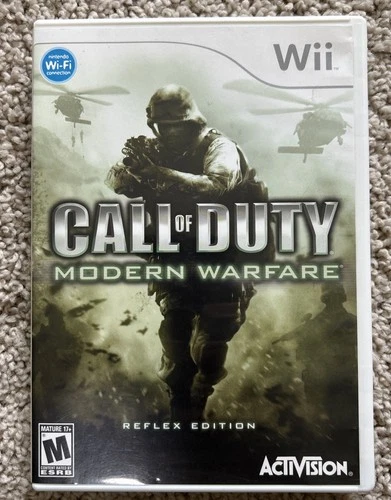 Call of Duty Modern Warfare Reflex Edition Nintendo Wii Game FREE SHIPPING
