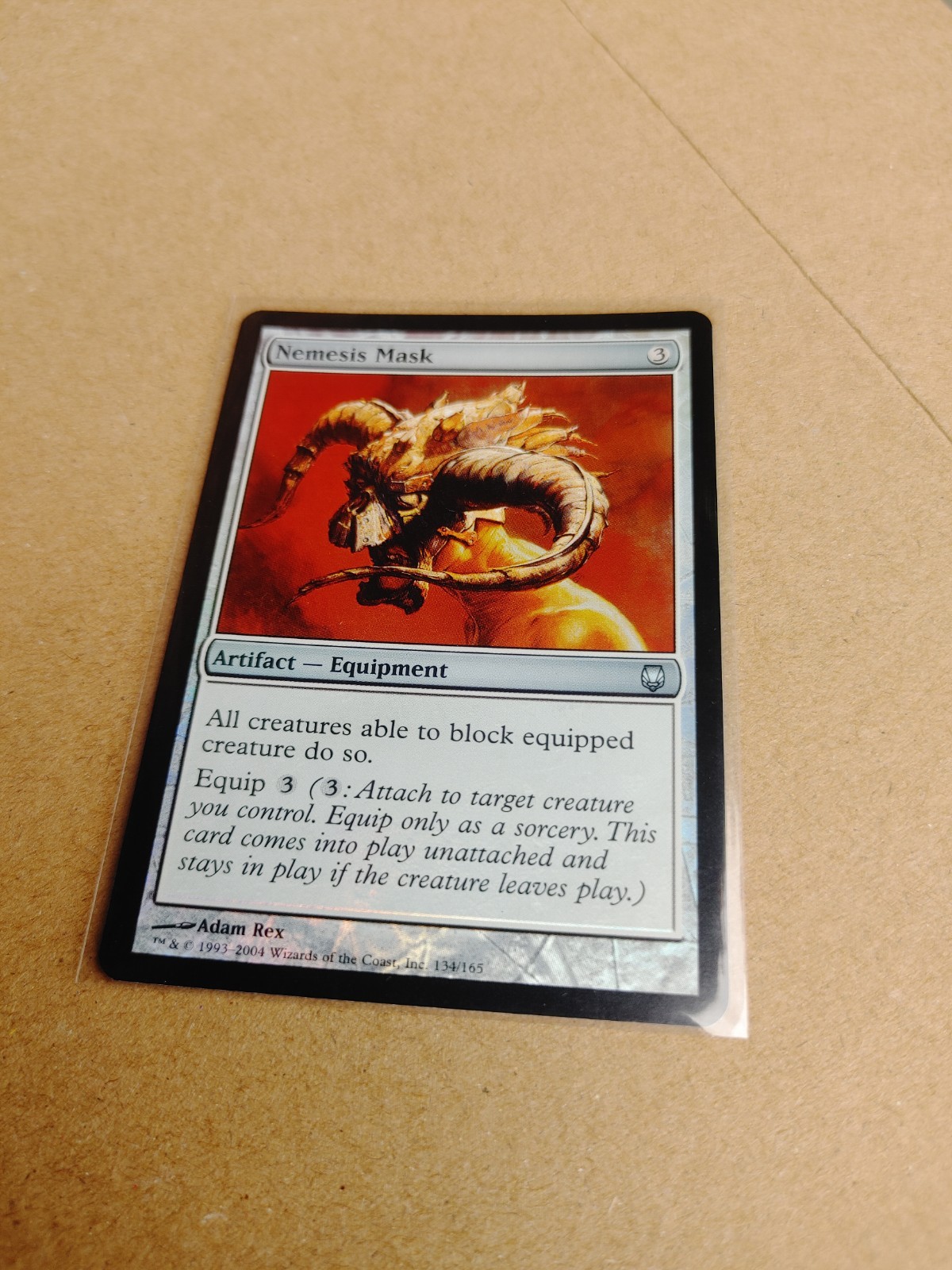 Nemesis Mask Foil DarkSteel LP MTG