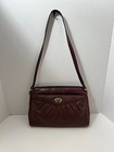 Vintage Etienne Aigner Leather Shoulder Handbag Maroon/Burgundy Signature Lining