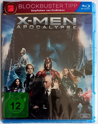 X-Men: Apocalypse (2016) NEU, Jennifer Lawrence, James McAvoy, Action, Blu-ray