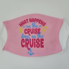 FACE MASK Cruise Pink washable, adjustable. 2 filters inc