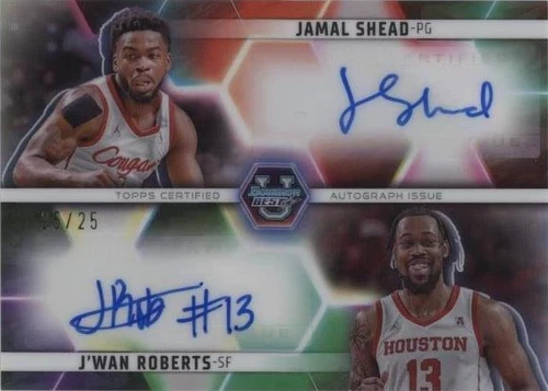 2023-24 Bowman University Best - J'wan Roberts/Jamal Shead #DA-JJ