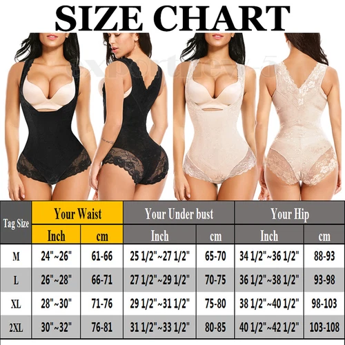 Damen Cincher Ganzkörpershaper Fajas Reductoras Colombianas Fitness Shapewear - Bild 2 von 22
