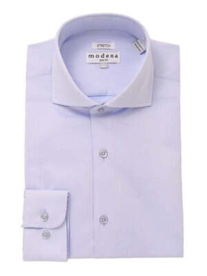 slim fit dress slacks Modena Contemporary Fit Regular Cuff Shirt - M300BS0R main image 0