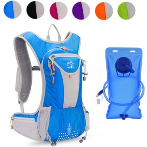 hiking backpack with water pouch