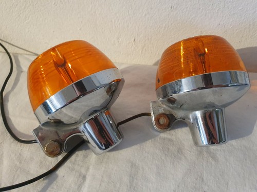 Aus Nachlass--Original Honda CM185T Beide Blinker in Chromfassung--(1) - Bild 2 von 5