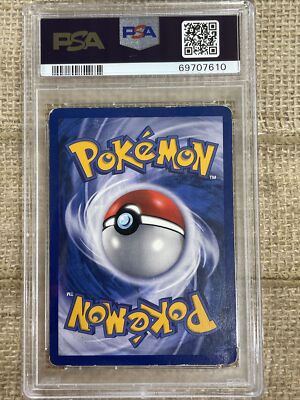 Graded PSA 4 2000 Pokemon Black Star - Team Rockets Meowth- League