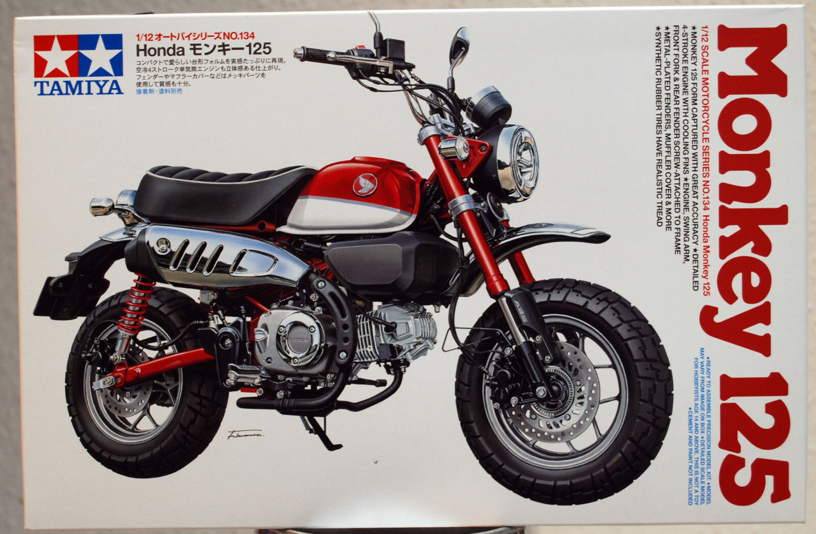 2018 Honda Monkey 125 1:12 Tamiya 14134 - Bild 2