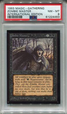 MTG Magic The Gathering International Edition Karte Zombie Master PSA 8
