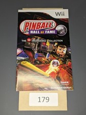 Pinball Hall of Fame Nintendo Wii  MANUAL ONLY 