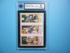 1980 1980/81 TOPPS BASKETBALL CARD #77 188 241 CHARLIE SCOTT B POQUETTE KSA 8 GL