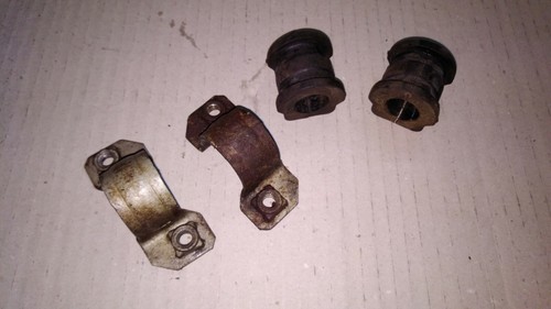 VW Polo 9N 2x Original Schelle mit Lager 18 mm Stabilisator vorne 6Q0411314F