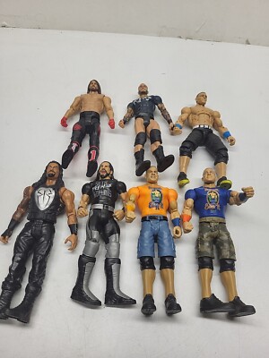 7 WWE Wrestling Action Figures 2012 2013 2015 