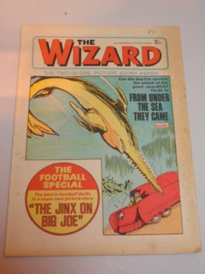 WIZARD #94 DC THOMSON BRITISH WEEKLY NOVEMBER 27TH 1971^